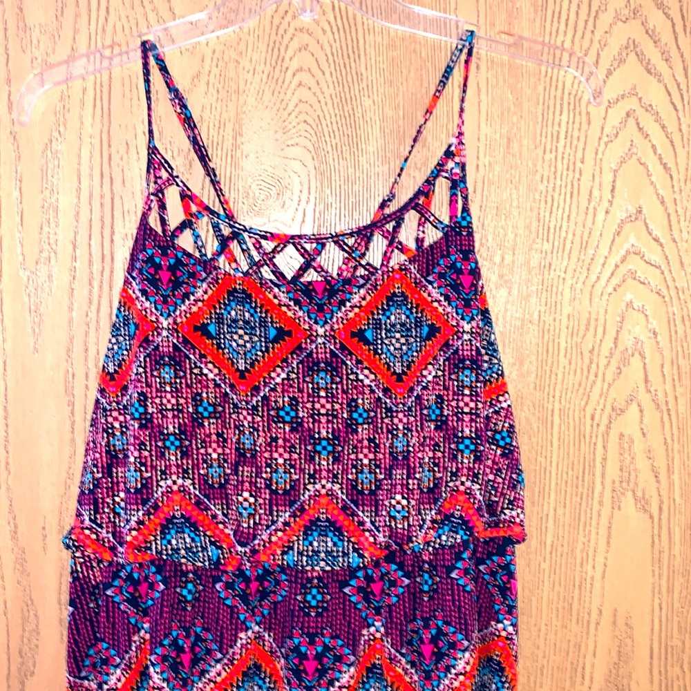 TRIBAL PRINT SLEEVELESS SUNDRESS - Picture 6 of 13